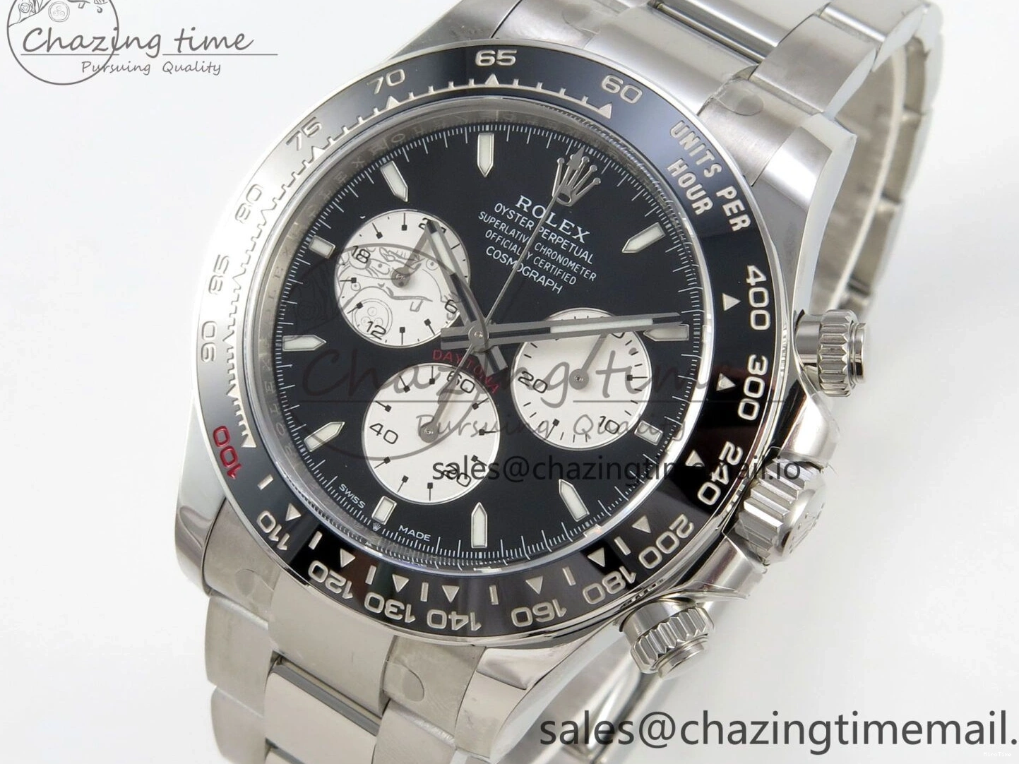 MiroTime 0316 Cozy Custom Daytona 126529 Le Mans  CLEAN 1:1 Best Edition White Dial on SS 904L Bracelet Custom Modded PPM 331